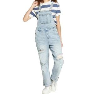 Wild Fable distressed overalls